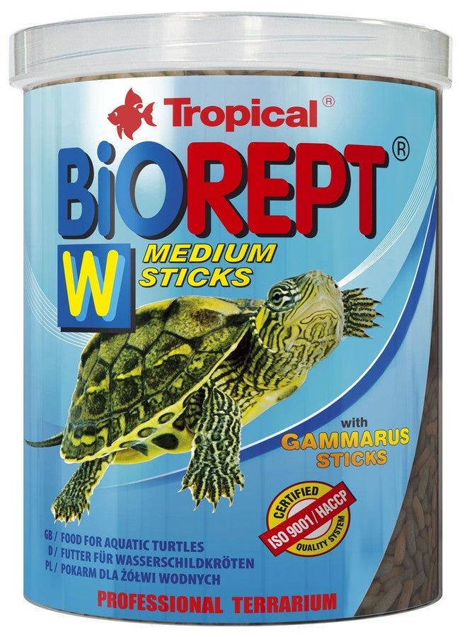 TROPICAL BioRept W | 250ml - 75g | Turtle Food, All Life Stages, Pellet - Image 1